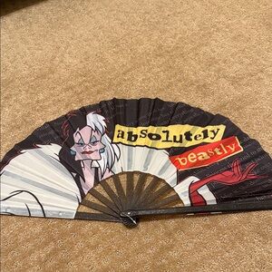Cruella Deville Absolutely Beastly Hand Fan Disney